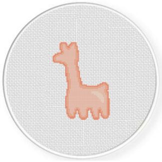 Giraffe Bubble Cross Stitch Pattern