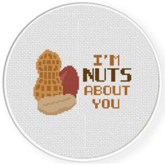I'm Nuts About You Cross Stitch Pattern