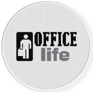 Office Life Cross Stitch Pattern