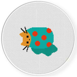 Cat Blanket Burrito Cross Stitch Pattern