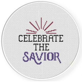 Celebrate The Savior Cross Stitch Pattern