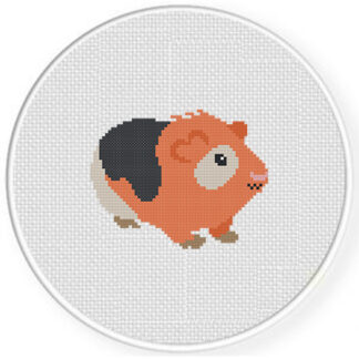 Cute Pet Hamster Cross Stitch Pattern