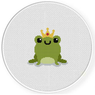 Frog Prince Cross Stitch Pattern
