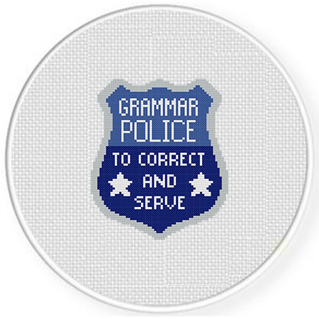 Grammar Police patch