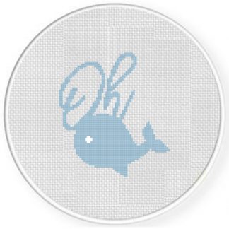 Oh Whale Cross Stitch Pattern – Daily Cross Stitch