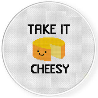Take It Cheesy Cross Stitch Pattern
