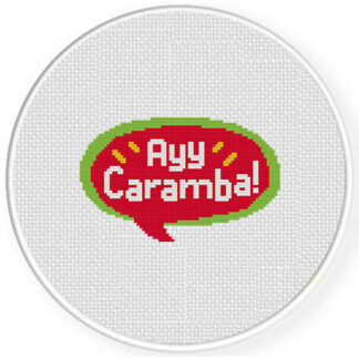 Ayy Caramba Cross Stitch Pattern