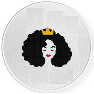 Big Hair Queen Cross Stitch Pattern