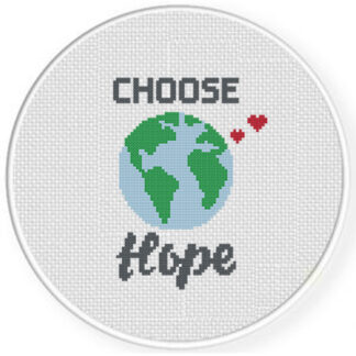 Choose Hope Cross Stitch Pattern