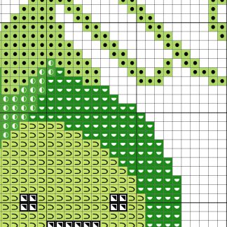 Hap-PEA-ness Cross Stitch Pattern – Daily Cross Stitch