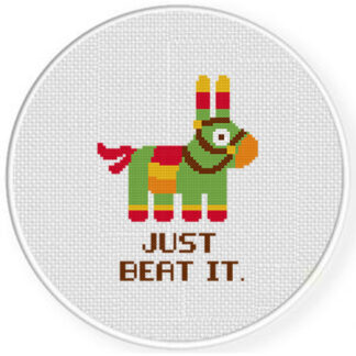 Just Beat It Cross Stitch Pattern