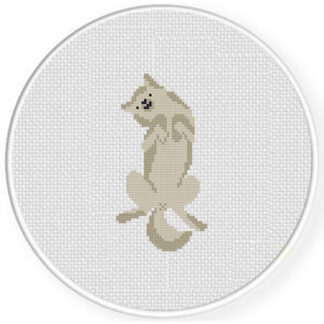 Puppy Needs Belly rub Cross Stitch Pattern