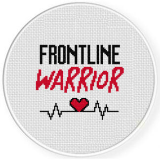 Frontline Warrior Cross Stitch Pattern