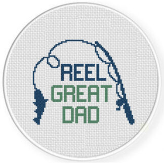 Reel Great Dad Cross Stitch Pattern