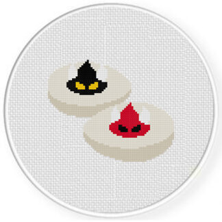 Deviled Eggs Cross Stitch Pattern