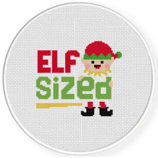 Elf Sized Cross Stitch Pattern