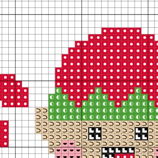 Elf Sized Cross Stitch Pattern – Daily Cross Stitch