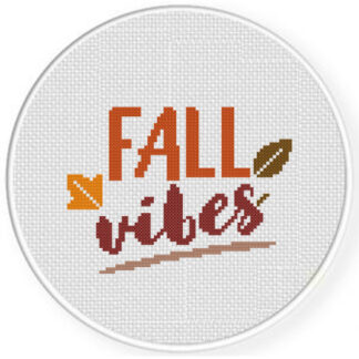 Fall Vibes Cross Stitch Pattern