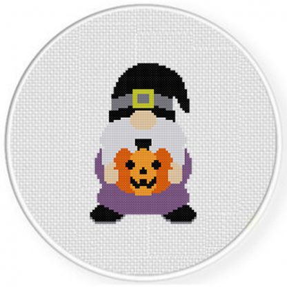 Halloween Gnome Cross Stitch Pattern – Daily Cross Stitch