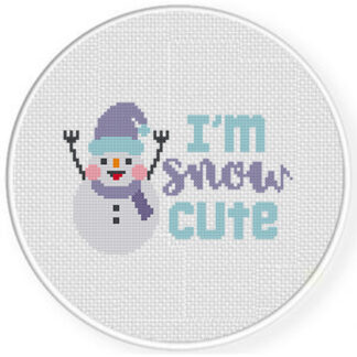 I'm Snow Cute Cross Stitch Pattern