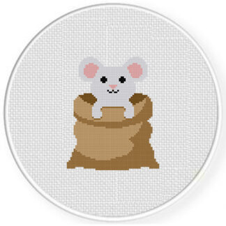 Mouse In A Sack Cross Stitch Pattern