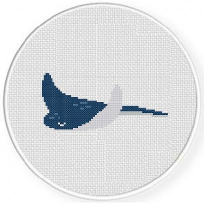 Serene Sting Ray Cross Stitch Pattern – Daily Cross Stitch