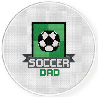 Soccer Dad Cross Stitch Pattern