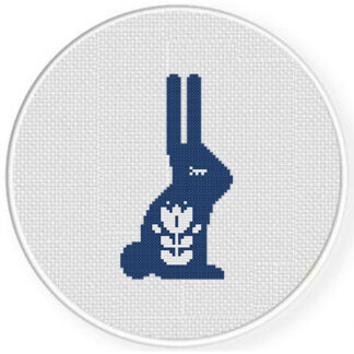 Swedish Pattern Bunny Cross Stitch Pattern