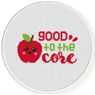 Good To The Core Cross Stitch Pattern