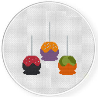 Halloween Dipped Candies Cross Stitch Pattern