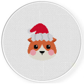 Santa Hat Cat Stitch Pattern