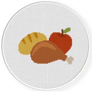 Small Feast Cross Stitch Pattern