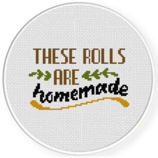 These Rolls Are Homemade Stitch Pattern