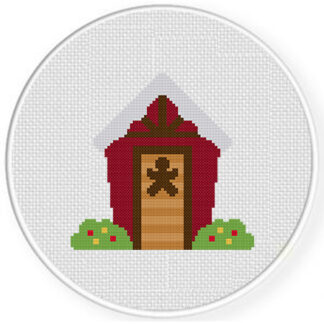 Christmas Outhouse Cross Stitch Pattern