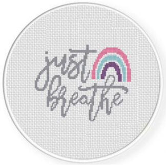 Just Breathe Cross Stitch Pattern