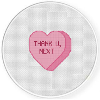 Thank U Next Cross Stitch Pattern