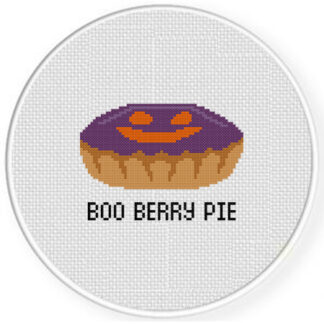 Boo Berry Pie Cross Stitch Pattern