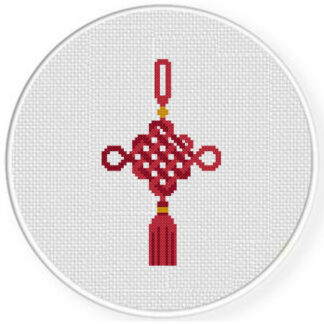Chinese Mystic Knot Cross Stitch Pattern