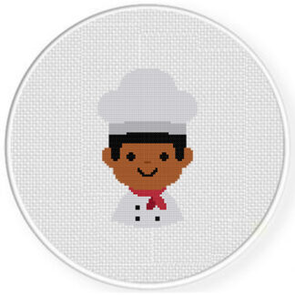 French Chef Cross Stitch Pattern