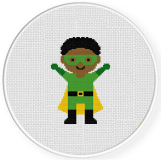 Hero Boy Cross Stitch Pattern