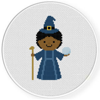 Little Wizard Cross Stitch Pattern
