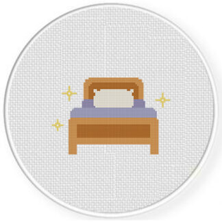 Bed Sweet Bed Cross Stitch Pattern