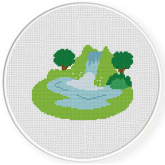 Falls Cross Stitch Pattern