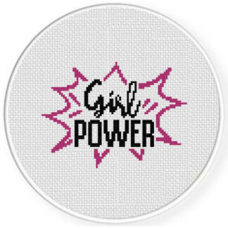 Girl Power Cross Stitch Pattern