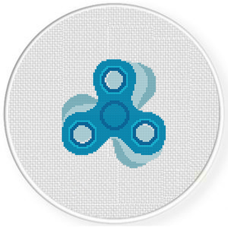 Fidget Spinner Cross Stitch Pattern