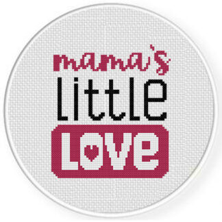 Mama's Little Love Cross Stitch Pattern