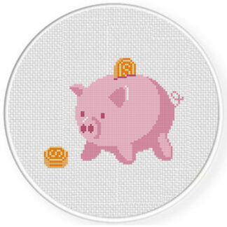 Piggy Bank Cross Stitch Pattern