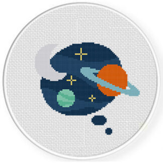 Space Dreams Cross Stitch Pattern