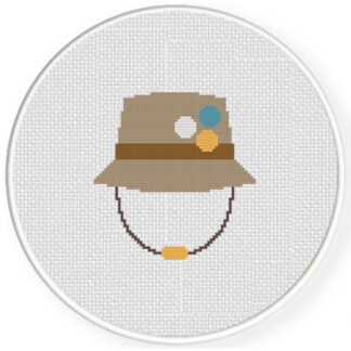 Camper Hat Cross Stitch Pattern
