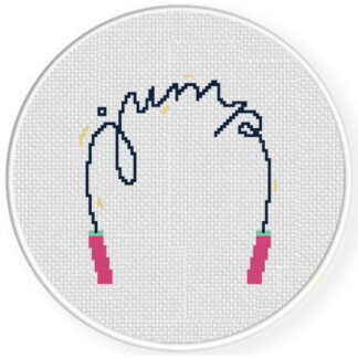 Jumping Rope Cross Stitch Pattern
